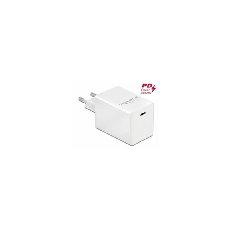 Delock - Síťový adaptér - 60 Watt - 3 A - PD 3.0 (USB-C) - bílá