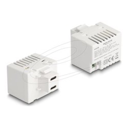 Delock - Sítový adaptér - 20 Watt - 3 A - PD - 2 výstupní konektory (24 pin USB-C) - bílá