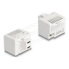 Delock - Sítový adaptér - 20 Watt - 3 A - PD - 2 výstupní konektory (24 pin USB-C) - bílá