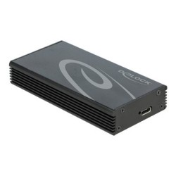 Delock - Kryt úložiště - M.2 NVMe Card / PCIe (NVMe) - USB 3.2 (Gen 2x2) - černá
