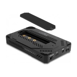 Delock - Kryt úložište - pro 1 x M.2 NVMe SSD + 1 x 2.5? SATA SSD / HDD, USB typ C, s fukncí klonování - 2.5", M.2 - M.2 NVMe