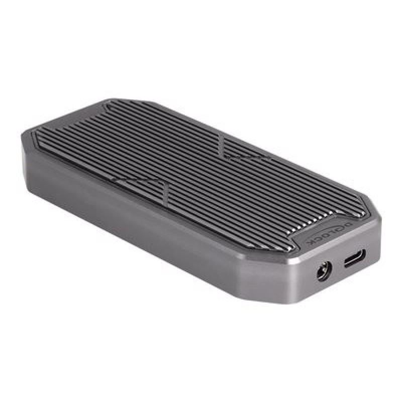 Delock - Kryt úložište - hraní her, osvetlení RGB LED - M.2 - M.2 NVMe Card / PCIe (NVMe) - USB 3.2 (Gen 2x2) - šedá