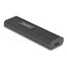 Delock - Kryt úložište - externí, bez použití nástroju - M.2 - M.2 Card (PCIe NVMe & SATA) - USB-C - cerná