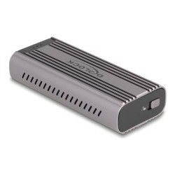 Delock - Kryt úložište - M.2 - M.2 NVMe Card / PCIe (NVMe) - USB-C - šedá