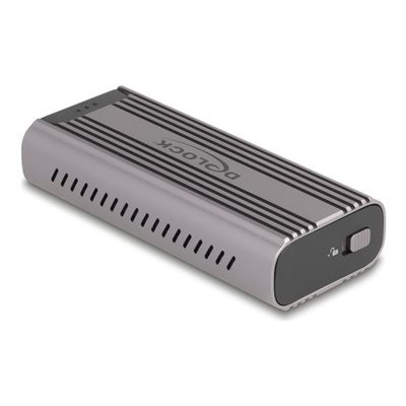 Delock - Kryt úložište - M.2 - M.2 NVMe Card / PCIe (NVMe) - USB-C - šedá