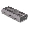 Delock - Kryt úložište - M.2 - M.2 NVMe Card / PCIe (NVMe) - USB-C - šedá