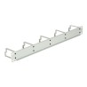Delock - Panel pro uspořádání kabelů - světle šedá, RAL 7035 - 1U - 19"