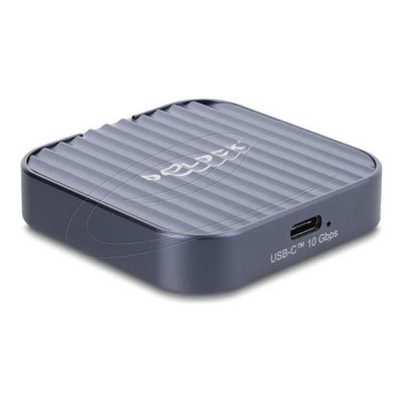 Delock - Kryt úložište - magnetic - M.2 - M.2 Card (PCIe NVMe & SATA) - USB-C - šedá