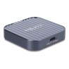 Delock - Kryt úložište - magnetic - M.2 - M.2 Card (PCIe NVMe & SATA) - USB-C - šedá