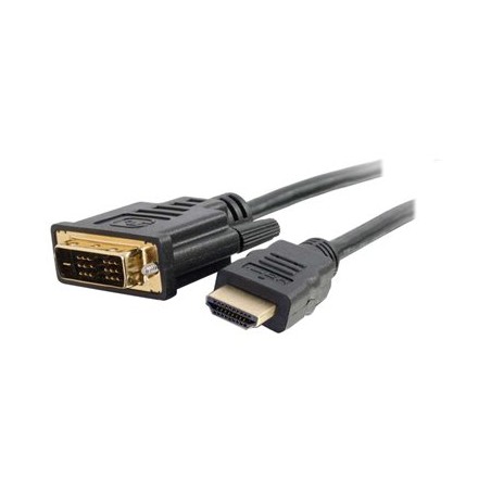 C2G 1m (3ft) HDMI to DVI Cable - HDMI to DVI-D Adapter Cable - 1080p - M/M - Kabel adaptéru - DVI-D s piny (male) do HDMI s