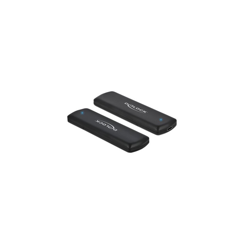 Delock External Enclosure for M.2 NVMe PCIe SSD with USB Type-C female - tool free - Kryt úložiště - M.2 - M.2 NVMe Card - USB