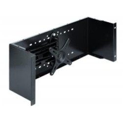 Delock - Alarm monitoru - montáž do racku - černá - 4U - 19"