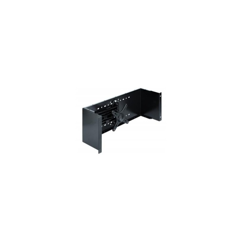 Delock - Alarm monitoru - montáž do racku - černá - 4U - 19"