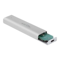 Delock - Kryt úložiště - M.2 NVMe Card - USB 3.2 (Gen 2) - stříbrná