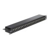 Delock - Propojovací panel - CAT 6 - RJ-45 X 24 - černá - 1U - 19"