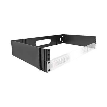 19 Wall Mount Rack 2U foldable black, 19 Wall Mount Rack 2U foldable black