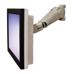 Ergotron 400 Series - Montážní sada (kloubové rameno, základna, deska adaptéru VESA) - pro Displej LCD - šedá - velikost