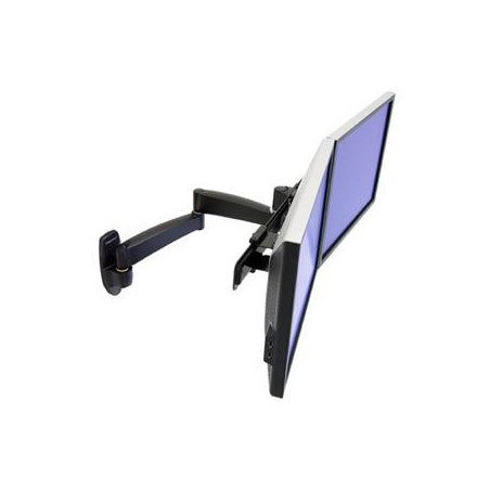 Ergotron 200 Series - Montážní sada (svorka na zeď, dvojmo členěné rameno, příčka, 2 rozšíření, 2 adaptéry VESA) - nastavitelné