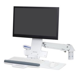 Ergotron StyleView Sit-Stand Combo - Montážní sada (kloubové rameno, zásuvka pro klávesnici) - pro LCD displej / PC vybavení