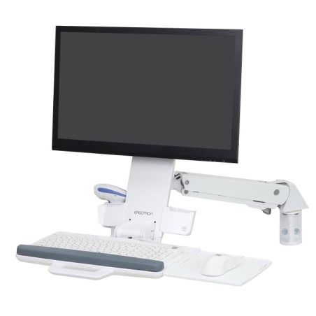 Ergotron StyleView Sit-Stand Combo - Montážní sada (kloubové rameno, zásuvka pro klávesnici) - pro LCD displej / PC vybavení
