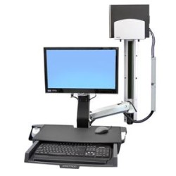Ergotron StyleView - Montážní sada (držák CPU, 2 kryty drah, 2 cable channels, připevnění drážek na stěnu, mouse shelf, opěrka