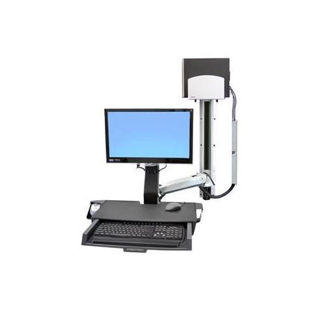Ergotron StyleView - Montážní sada (držák CPU, 2 kryty drah, 2 cable channels, připevnění drážek na stěnu, mouse shelf, opěrka