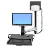 Ergotron StyleView - Montážní sada (držák CPU, 2 kryty drah, 2 cable channels, připevnění drážek na stěnu, mouse shelf, opěrka