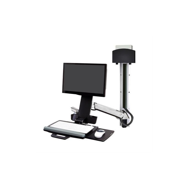 Ergotron StyleView Sit-Stand Combo System - Montážní sada (držák CPU, 2 kryty drah, 2 cable channels, opěrka zápěstí