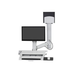 Ergotron StyleView - Montážní sada (držák CPU, zásuvka pro klávesnici, držák monitoru) - pro LCD displej / PC vybavení