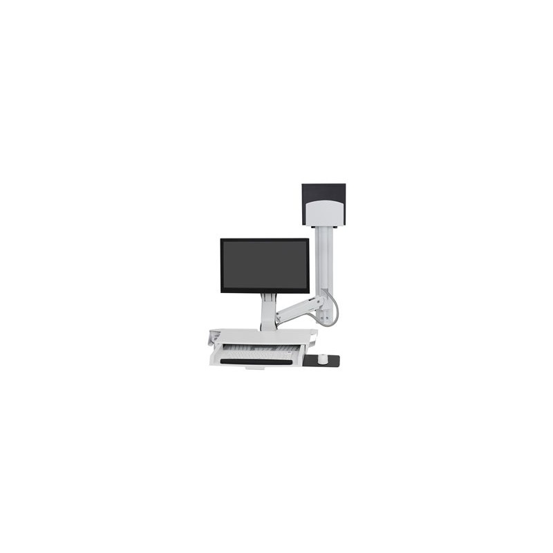 Ergotron StyleView - Montážní sada (držák CPU, zásuvka pro klávesnici, držák monitoru) - pro LCD displej / PC vybavení