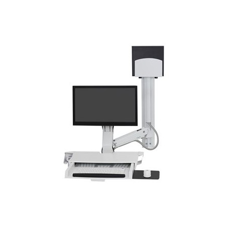 Ergotron StyleView - Montážní sada (držák CPU, zásuvka pro klávesnici, držák monitoru) - pro LCD displej / PC vybavení