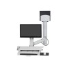 Ergotron StyleView - Montážní sada (držák CPU, zásuvka pro klávesnici, držák monitoru) - pro LCD displej / PC vybavení