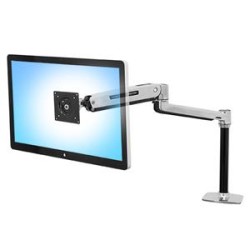 Ergotron LX - Montážní sada (prodlužovací rameno, žerď, VESA adaptér, výškově nastavitelné rameno, základní stolní svěrka
