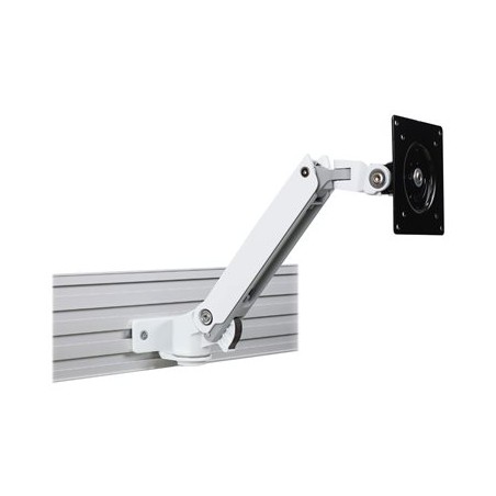 Ergotron LX Arm with Rail Adapter - Montážní sada (kloubové rameno, rail adapter) - pro Displej LCD - bílá - velikost
