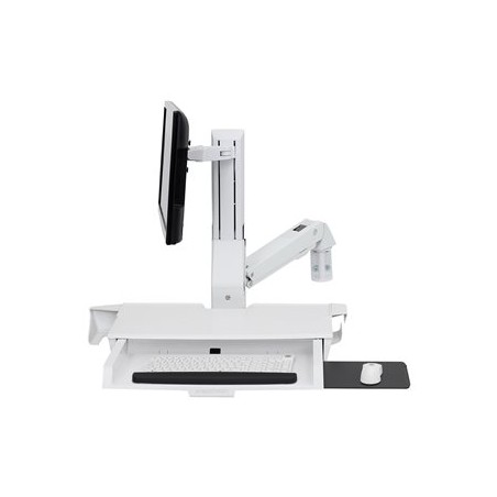 Ergotron StyleView Sit-Stand Combo Arm - Montážní sada (opěrka zápěstí, konzola pro montáž na stěnu, držák displeje, montážní