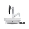 Ergotron StyleView Sit-Stand Combo Arm - Montážní sada (opěrka zápěstí, konzola pro montáž na stěnu, držák displeje, montážní