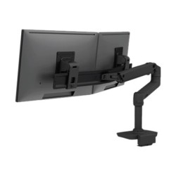 Ergotron LX - Montážní sada (kloubové rameno, svorka k montáži na stůl, 2 čepy, žerď, držák pro dva monitory, montážní