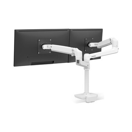 Ergotron LX - Montážní sada (2 ramena, 2 rozšíření, sloupek 13", 2 sloupové objímky, základna, svorka tvaru C s nízkým profilem