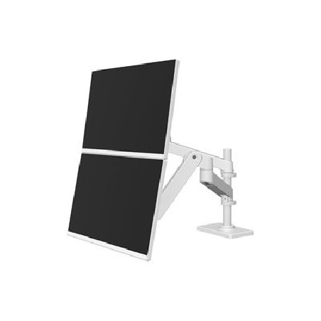 Ergotron LX Pro - Montážní sada (duální stohovací rameno) - pro 2 LCD displeje - hliník - bílá - velikost obrazovky: až 24"