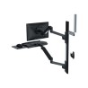 Ergotron LX Pro - Montážní sada (2 ramena, 2 rozšíření, zásuvka pro klávesnici, vysouvací podložka pod myš, držák na myš, 2