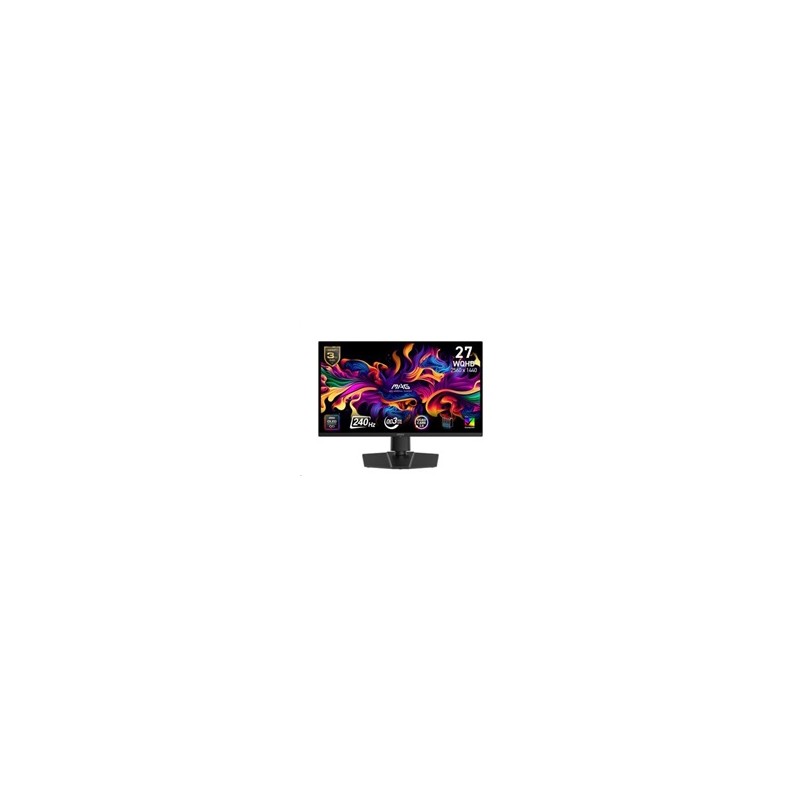 MSI LCD MAG 271QP QD-OLED X24, 26.5", QD-OLED, QHD, 240Hz, 0,03ms, Black