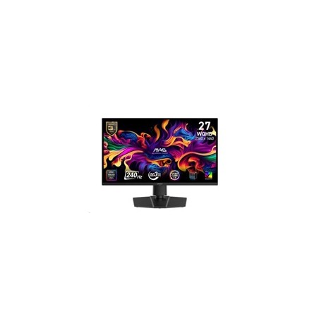 MSI LCD MAG 271QP QD-OLED X24, 26.5", QD-OLED, QHD, 240Hz, 0,03ms, Black
