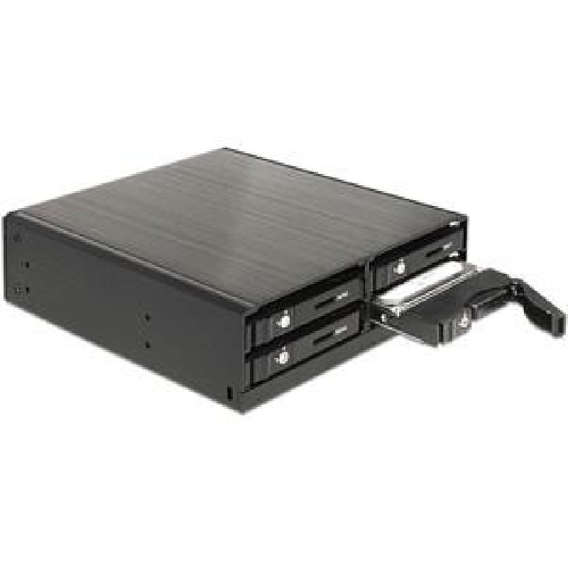 Delock 5.25" Mobile Rack for 4 x 2.5? SATA HDD / SSD - Pouzdro disku - 2.5"