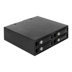 Delock - Skladovací mobilní rack - 2.5" - černá 47233