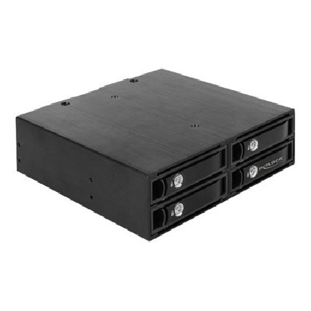 Delock - Skladovací mobilní rack - 2.5" - černá 47233