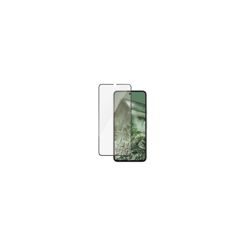 PanzerGlass - Ochrana obrazovky pro mobilní telefon - ultra široký tvar - barva rámu cerná - pro Google Pixel 8