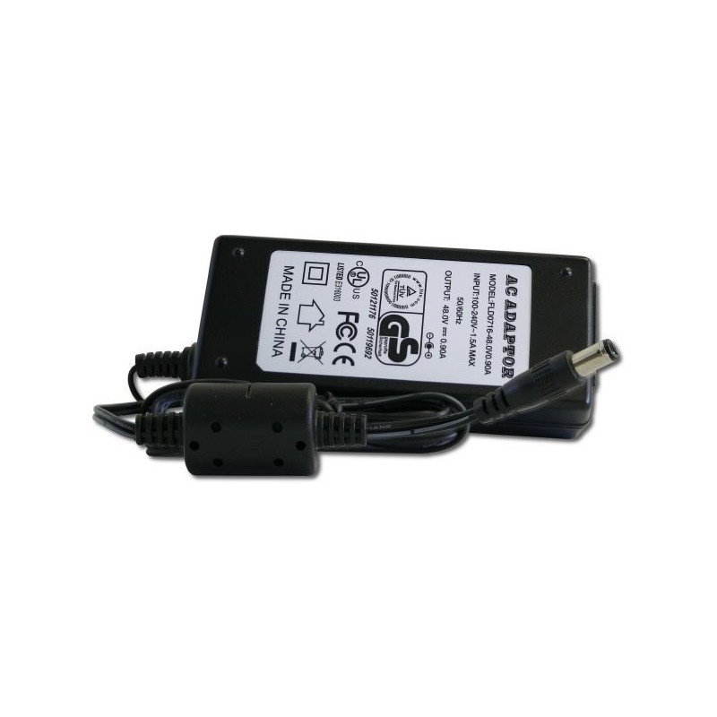 MikroTik OEM Napájecí adaptér 48V 0,8A pro RouterBOARD včetně napájecího kabelu