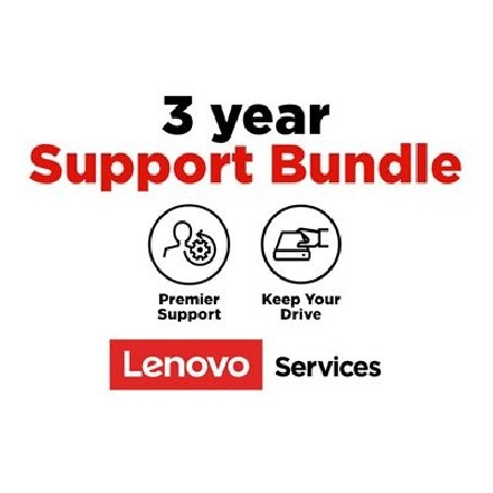 Lenovo Onsite + Keep Your Drive + Premier Support - Prodloužená dohoda o službách - náhradní díly a práce (pro notebooky) - 3