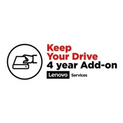 Lenovo Keep Your Drive Add On - Prodloužená dohoda o službách (pro desktopy) - 4 let - pro ThinkCentre M90 M900 M90n-1 IoT M90q