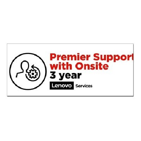 Lenovo Onsite + Premier Support - Prodloužená dohoda o službách - náhradní díly a práce - 3 let - na místě - doba vyřízení